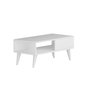 Hanah Home Seul - Mesa de centro blanca